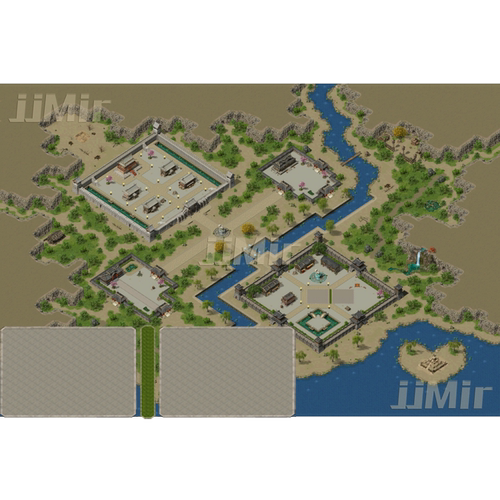 传奇地图素材 九龍城系列 双砖版 高清动态独立地砖 MF048-3