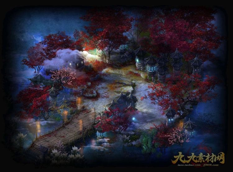 传奇地图素材 高清独立真彩地图 无缝封边 DZC1-27