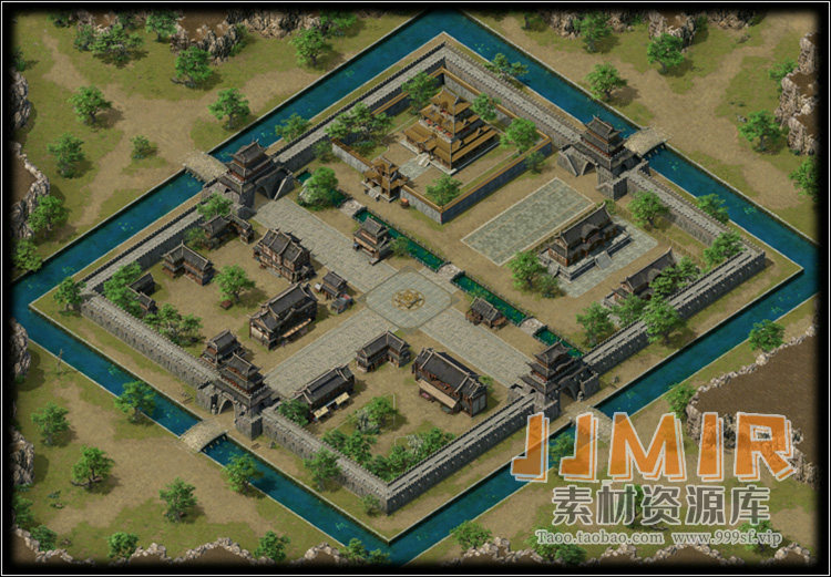 传奇地图素材 比奇城 高清地砖 完整封边 城镇系列地图/原图cz041