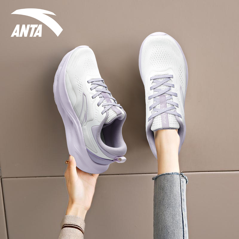 安踏运动鞋女运动鞋软底软底减震