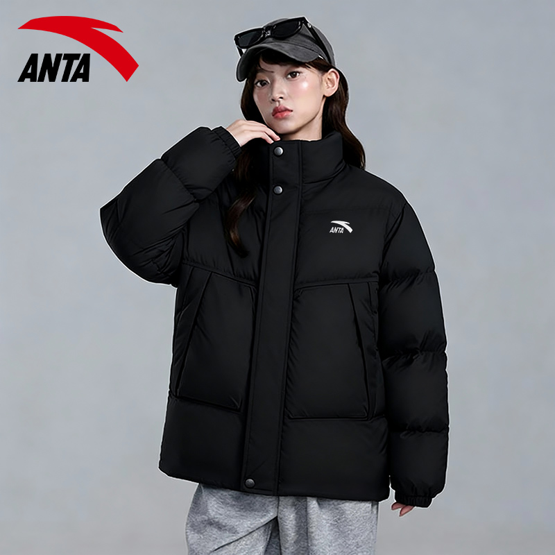 安踏官方旗舰店棉服女面包服