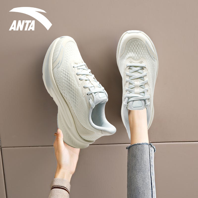 安踏跳绳鞋女毒刺7代跑步鞋中考体测轻便慢跑训练缓震运动鞋女款