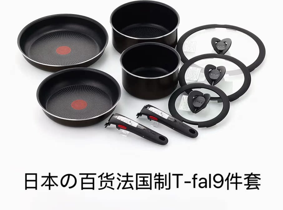 日本制T-fal可取出手柄的锅