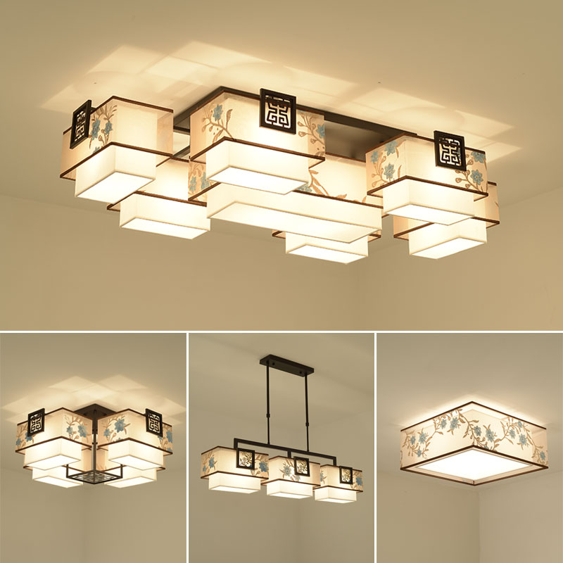 复古书房主卧室客厅灯具套餐