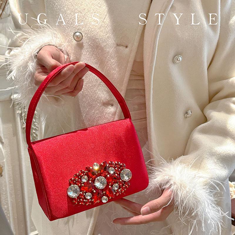 UGALS法式轻奢名媛小方包