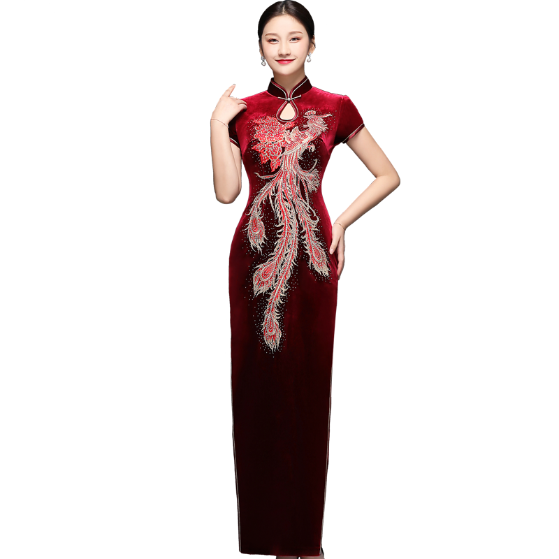 婚礼宴会妈妈装中国风旗袍