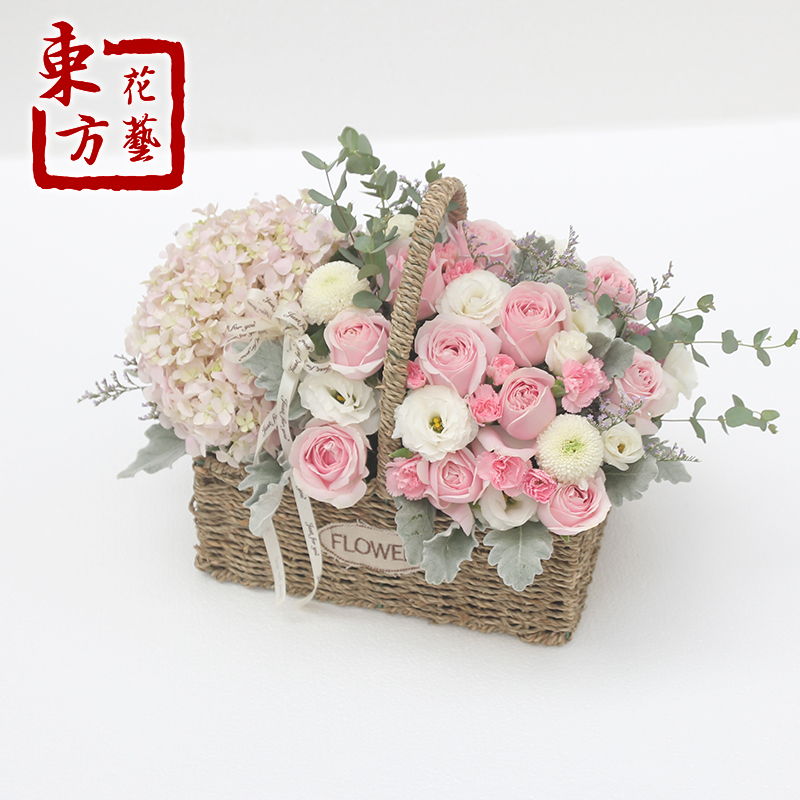 七夕节洋桔梗探望武汉上海鲜花同城速递玫瑰花绣球小花篮花店开业|ruв категории доставка цветов/цветок моделирования/растения садоводства, доставка цветов (город) - от Buy2taobao.com для оказания профессиональной услуги покупки агента Taobao