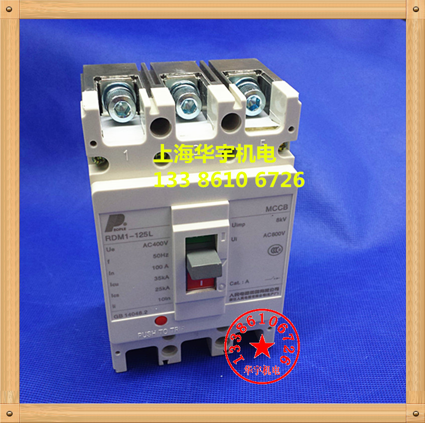 RDM1-125L/3300 空气开关  50A63A 100A 125A塑壳式断路器