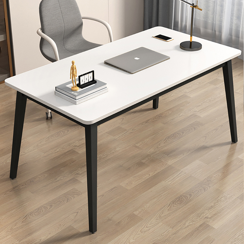 简易电脑桌办公桌钢木书桌简约现代双人经济型台式桌子家用写字台