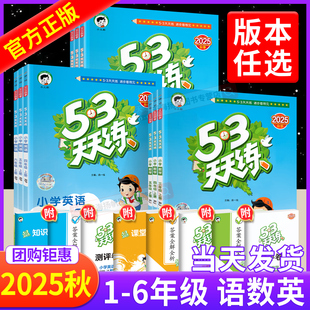 正版 53天天练人教版五三天天练一年级二年级下三年级四年级五六年级上册下册语文数学英语西师版同步训练题5.3小儿郎练习题测评卷