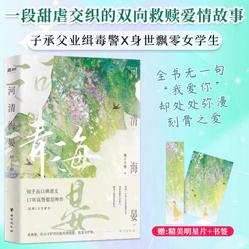河清海晏正版小说 橘子不酸【加赠限量书签明信片】畅销热议治愈心灵的书200万读者含泪力荐知乎高口碑虐文17W高催泪神作言情小说