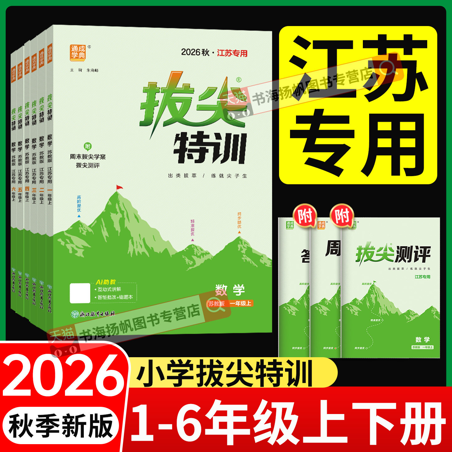 江苏专版拔尖特训1-6年级上下册
