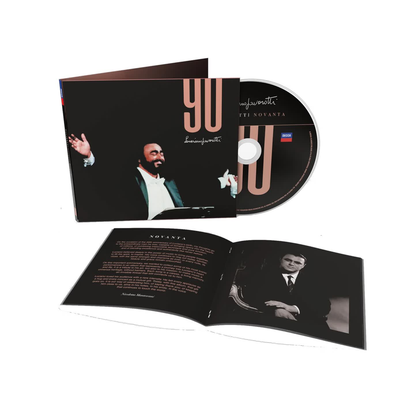 正版进口CD 帕瓦罗蒂 Luciano Pavarotti Novanta