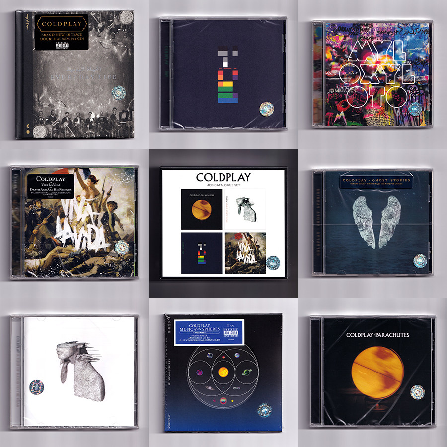 正版进口 酷玩乐队实体专辑 Coldplay CD/LP黑胶唱片 欧版