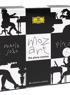 原装进口 皮尔斯-Mozart莫扎特：钢琴奏鸣曲集/Pires 6CD 古典乐
