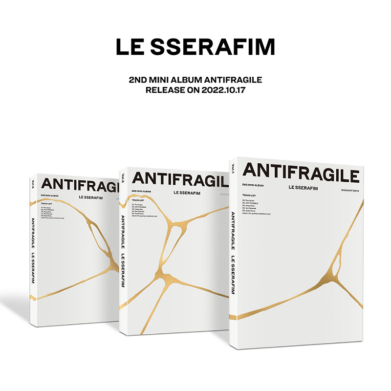 正版 LE SSERAFIM 炽 迷你2 ANTIFRAGILE CD官方小卡海报周边