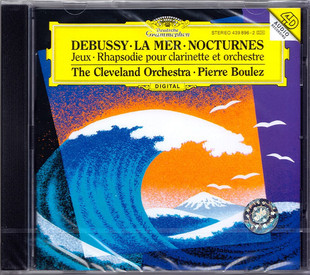 【原版进口CD】Debussy 德彪西 大海/夜曲 布列兹指挥 4398962