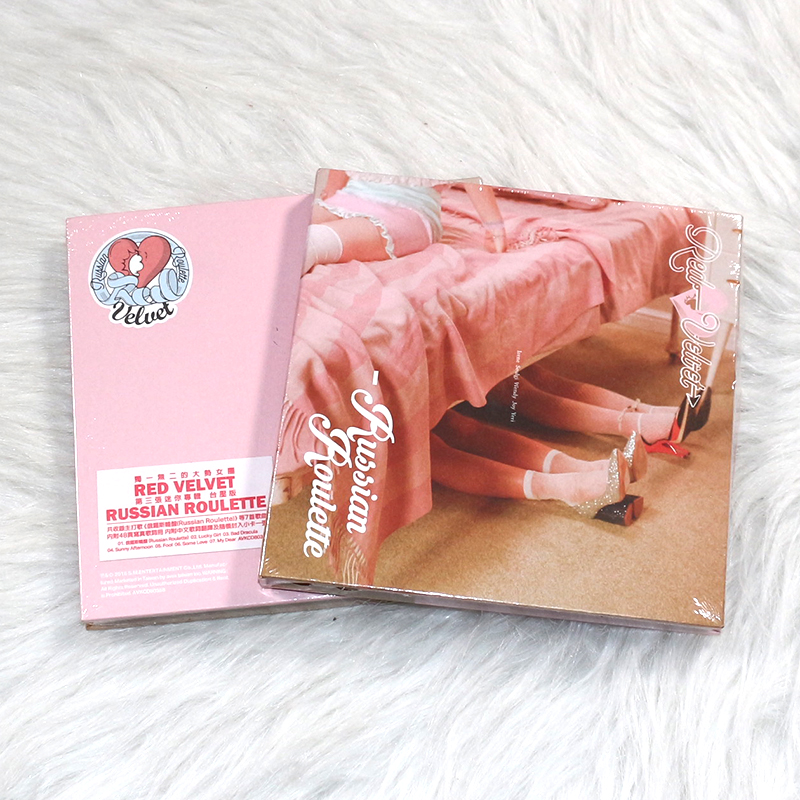 正版现货 red velvet专辑 Russian Roulette 迷你3辑 cd唱片 小卡
