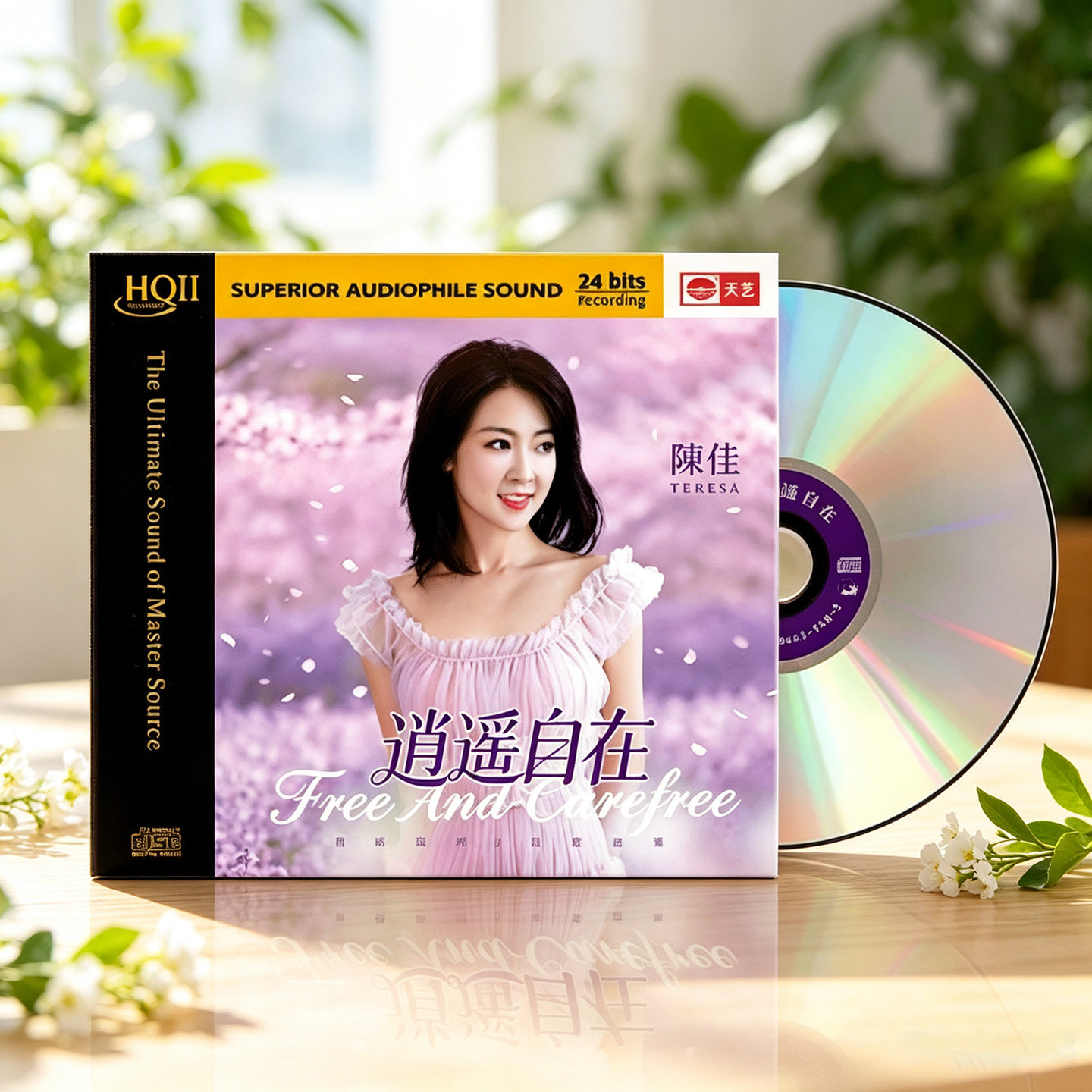 正版 陈佳《逍遥自在》HQII CD 高品质人声发烧HiFi试音碟HQ2光盘