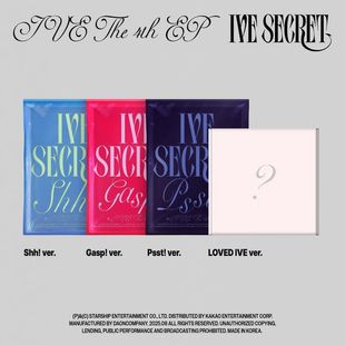 小卡周边 SECRET迷你4辑CD唱片官方正版 芙IVE专辑 IVE