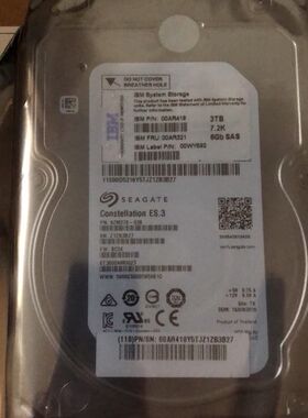 全新IBM 00AR321 00AR418 00WY592 V7000用3TB 7.2K SAS 3.5