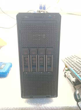 戴尔T350服务器 E-2388g 64GB H755 4x 1.2T10K 600W*2 远程 包邮