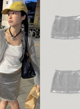 现货 26春夏新款 Smoothmood 韩国设计师品牌 蕾丝花边短裙半裙