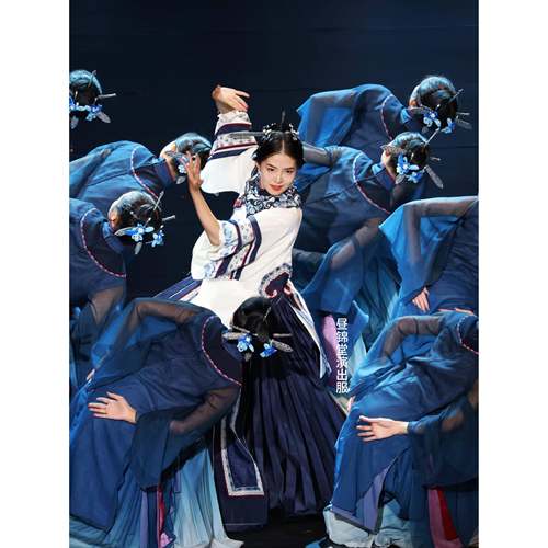 新款福州非遗三条簪三把刀复原服装清汉女汉服印花古风明制民服饰