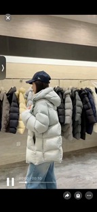 230克升级版哦 羽绒服女中长款新款冬季加厚保暖白鸭绒外套