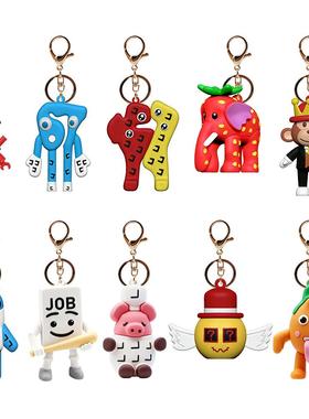 跨境steal a brainrot jandel窃取脑腐立体公仔钥匙扣67手办挂件