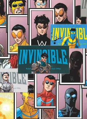 Sinister Invincible极恶马克莫西干马克全能侠贴纸儿童diy贴纸