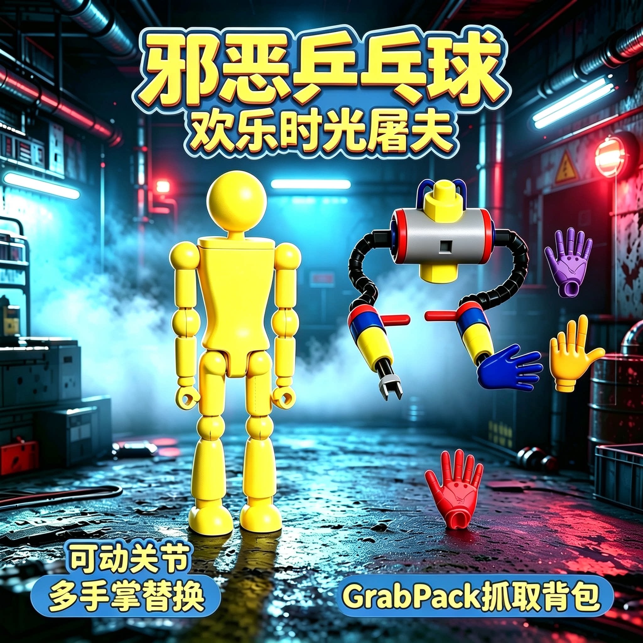 Poppy5波比的游戏时间手办大全主角玩家邪恶乒乓球1006原型体模型图片