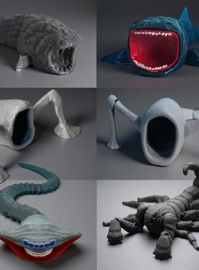 3D打印深海迷航食海者玩具海怪玛雅布鲁亨德森吞噬者巨兽模型礼物