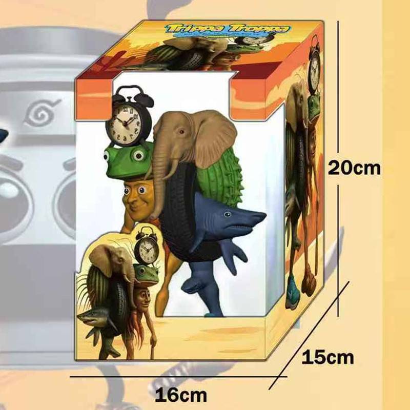 彩盒装外国ai山海经公仔手办关节可动可拆卸融合版木棍人模型摆件