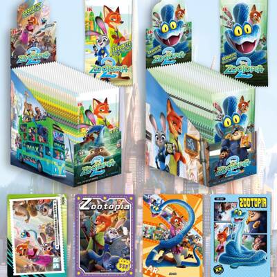 Zootopia 2疯狂动物城卡片欢乐城市系列尼克朱迪稀有卡牌收藏卡