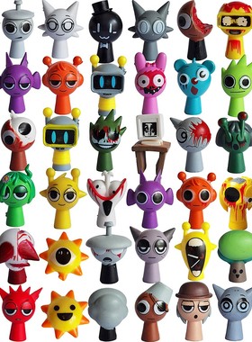 节奏盒子一二三阶段全套手办公仔儿童节礼物升级变异西蒙奥伦模型