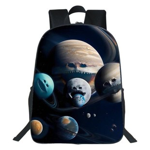 The Moon Woke Up卡通印花双肩包月亮觉醒动漫周边40CM小学生书包