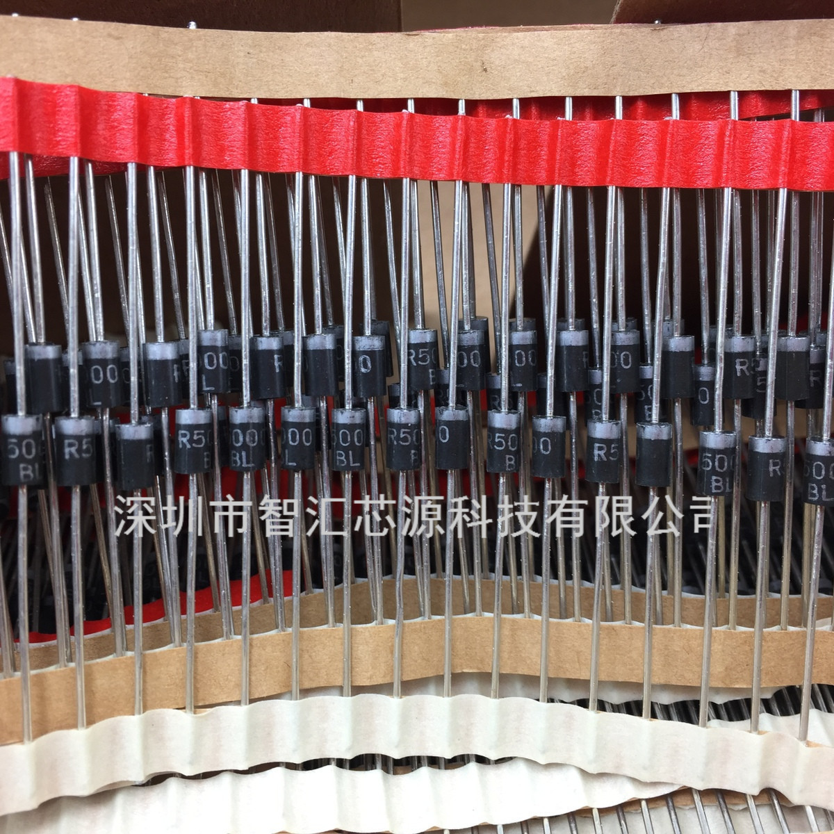 直插二极管   R5000F DO-15 高 R5000 0.2A5000V 实图拍摄