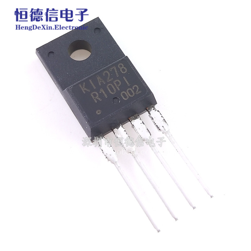 KIA278R10PI 四端稳压管芯片 K1A278 R10P1 直插三极管 TO220F-4