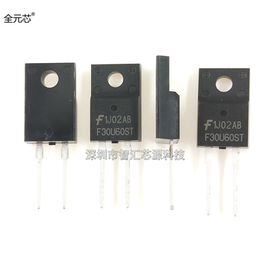 FFPF30U60STTU 快恢复二极管 两脚 F30U60ST 液晶常用管 30A600V