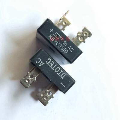 全新焊机整流桥 KBPC3510 单相桥堆 35A1000V 黑色原装进口DIOTEC