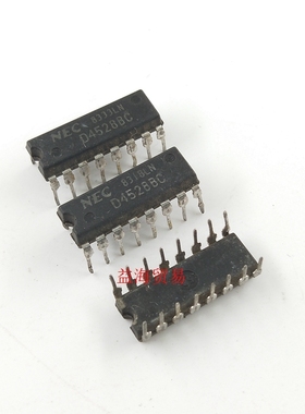 D4528BC 芯片 直插 老库存 DIP16封装 D4510BC 实图拍摄 深圳发货