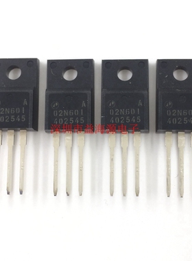 02N601 直插TO-220F 全新原装进口 A02N601 MOS场效应管 2A 600V