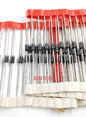 GPP10G 二极管 直插 400V1A DO41封装 塑封