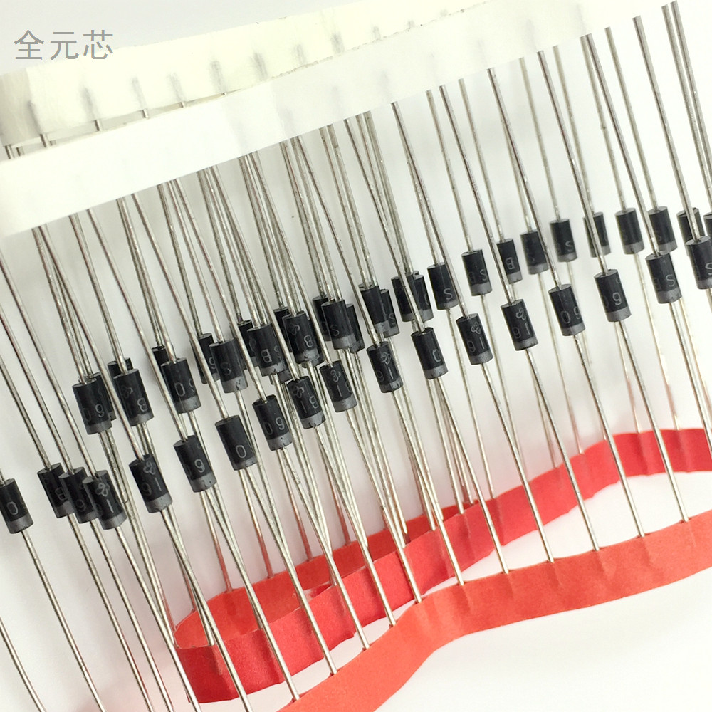 (5只)SB160 直插 肖特基二极管 SR160 SB160 MBR160 1A 60V 全新