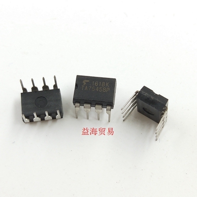 TA75458P 双运算放大电路 TA7545BP 直插八脚 DIP-8  IC集成芯片