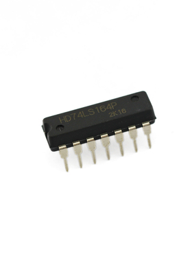 HD74LS164P 直插 74LS164 八位串行入/并行输出移位寄存器 DIP-14