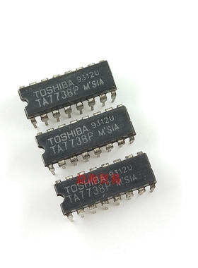 TA7738P 芯片 IC集成电路块 DIP16封装 库存货实图拍摄