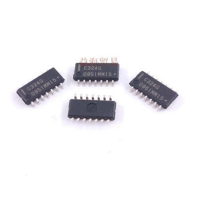 C324G  贴片全新原装进口 SOP14封装 UPC324 芯片 深圳发UPC324G