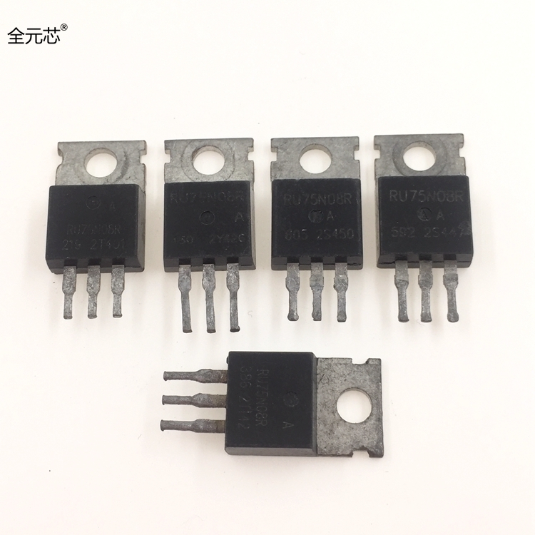 RU75N08R拆机 测试好 场效应MOS管 控制器逆变三极管 直插TO220